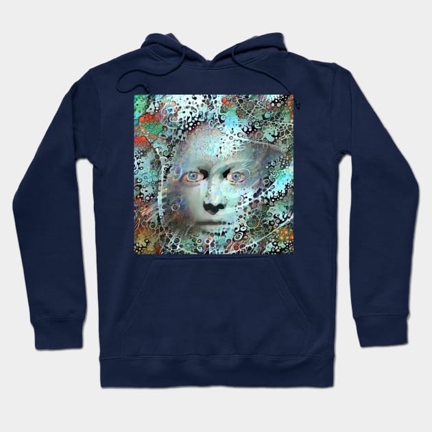Abstract face Hoodie by rolffimages